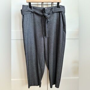 Stretch High-Waist Ankle Trousers
